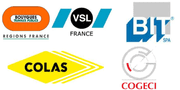 cogeci bureau d'études structure lyon logos client viaduc de Cabrolles